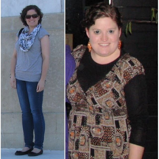 Prednisone weight gain - 6 months difference.