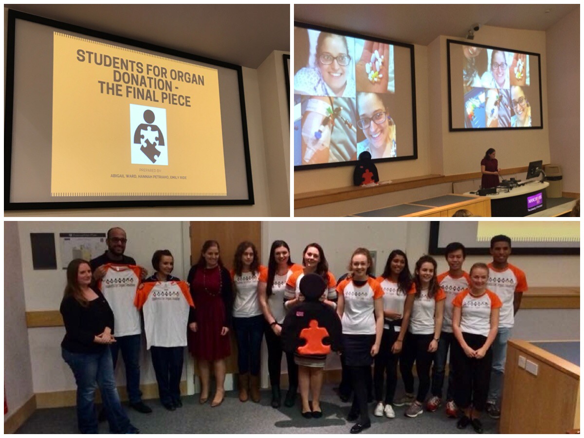 Students for Organ Donation at the University of Manchester.